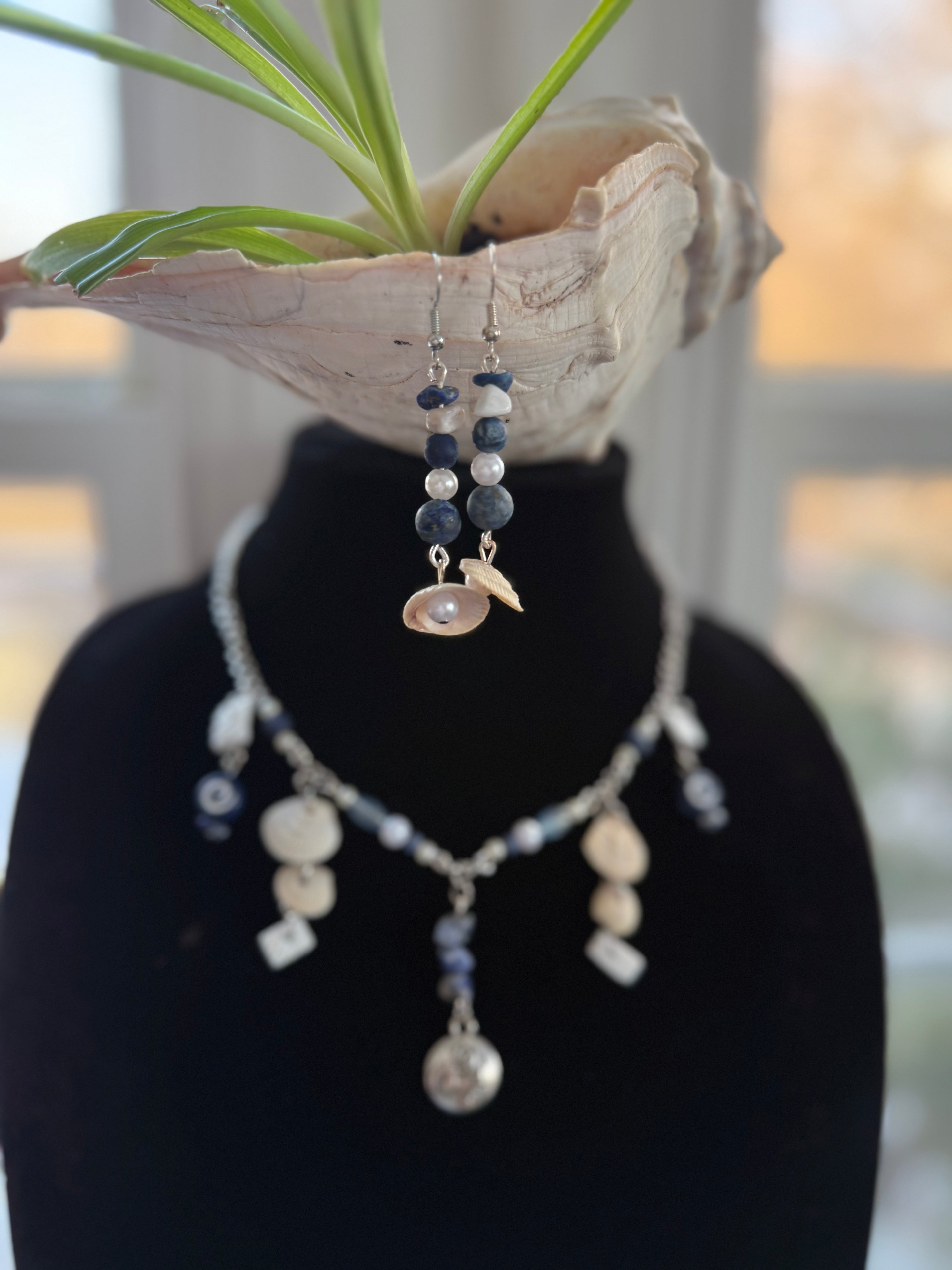 Beachy Necklace and Earring Set