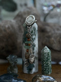 Crystal Swirl Keychain