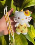 Sunflower Bracelets + Hello Kitty Plush Keychain