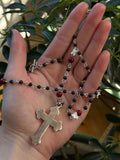 Custom Sterling Silver Bone Rosary