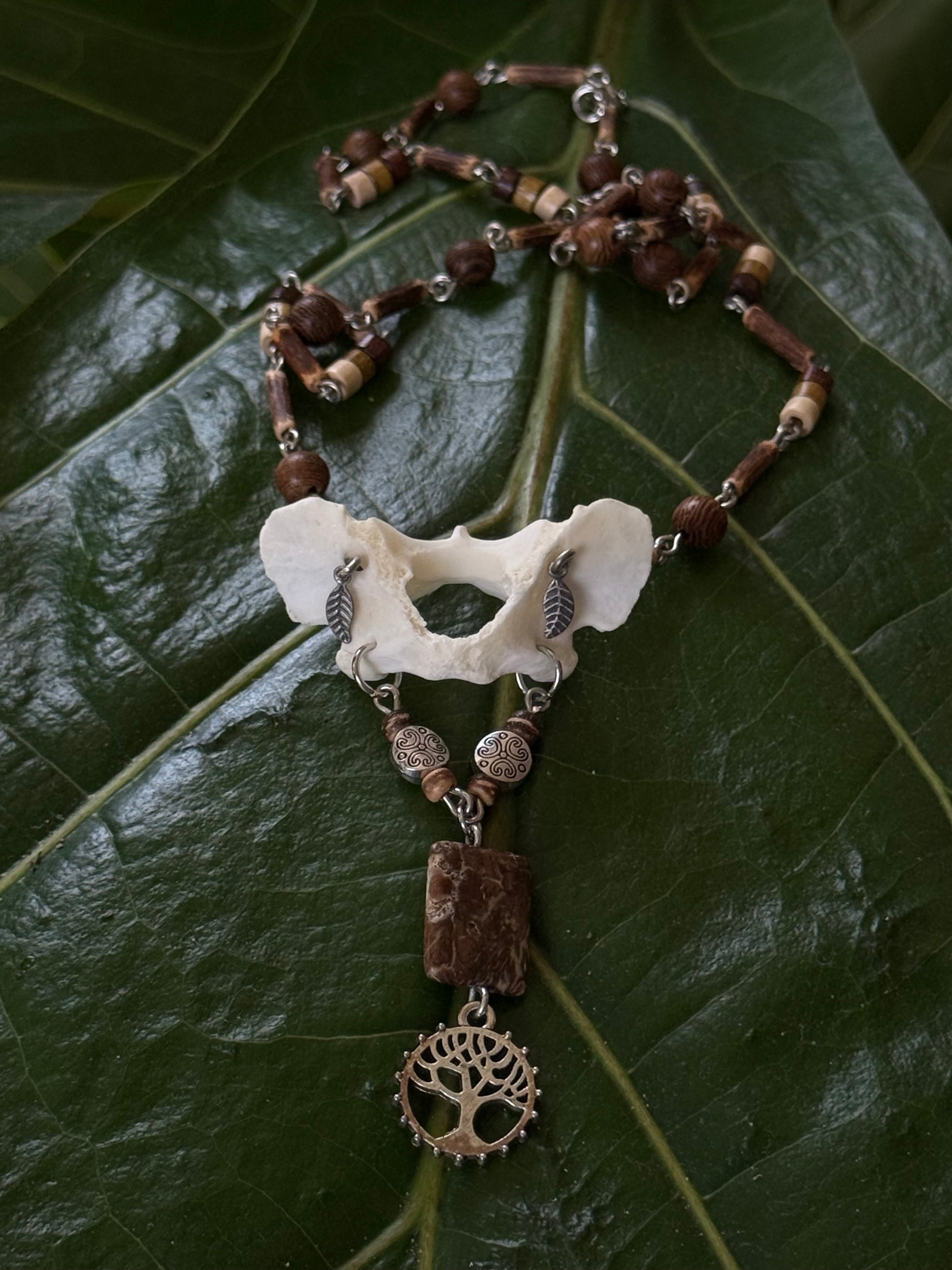 Wooden Bone Necklace