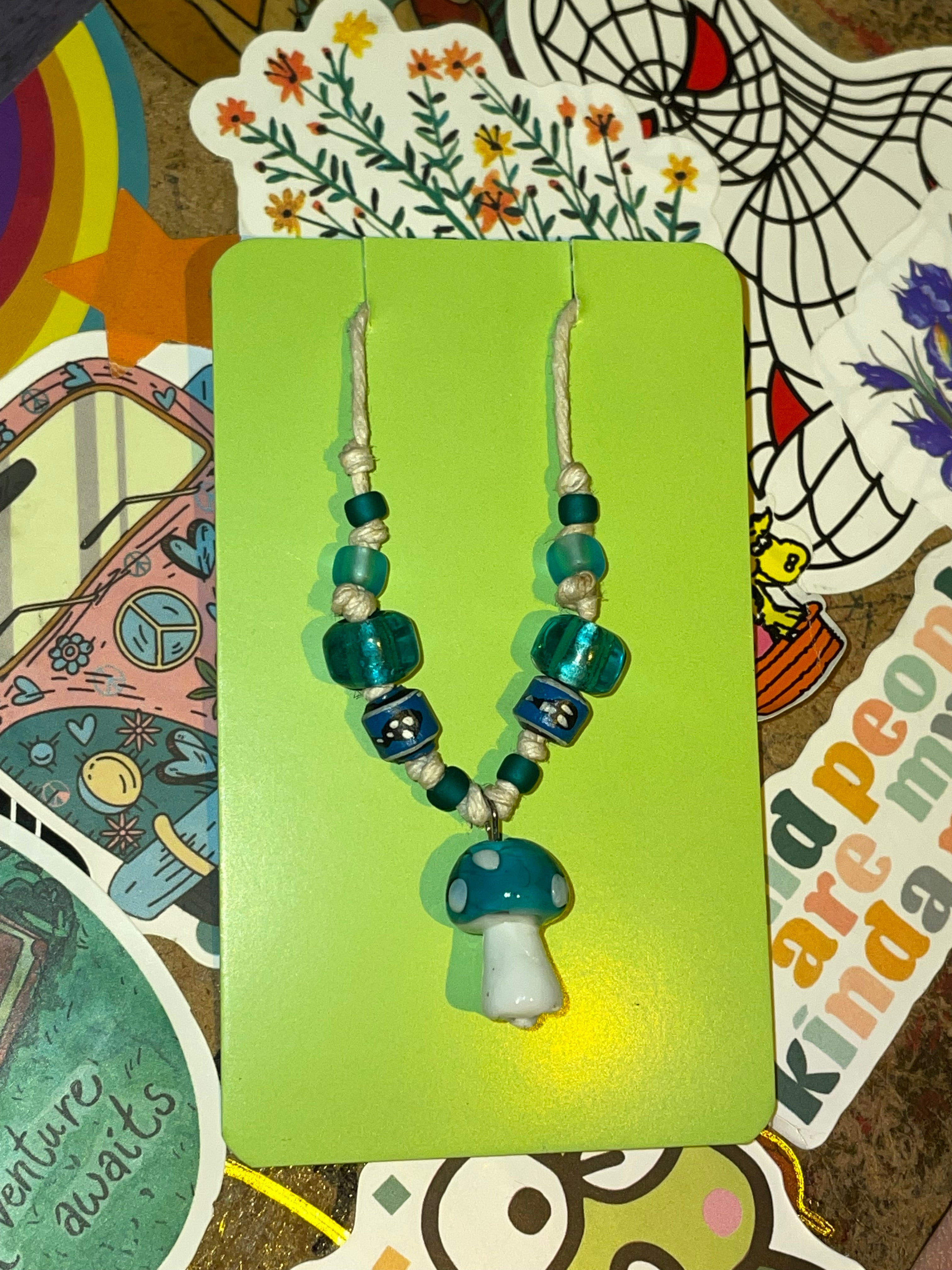 Mushroom Necklace