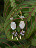 Pink Crystal Dangle Earrings