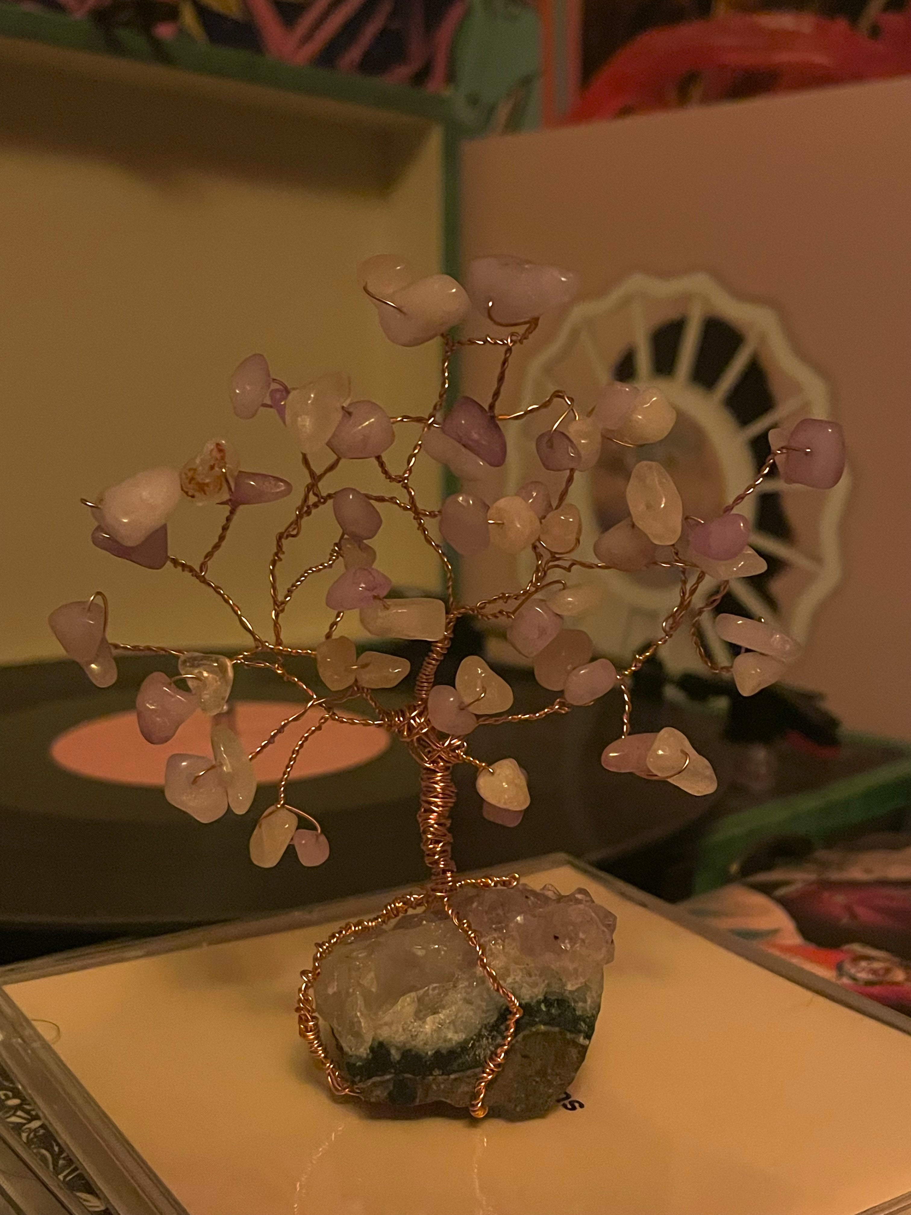 Amythest Wire Tree